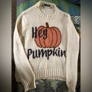 Pumpkin Knit Sweater